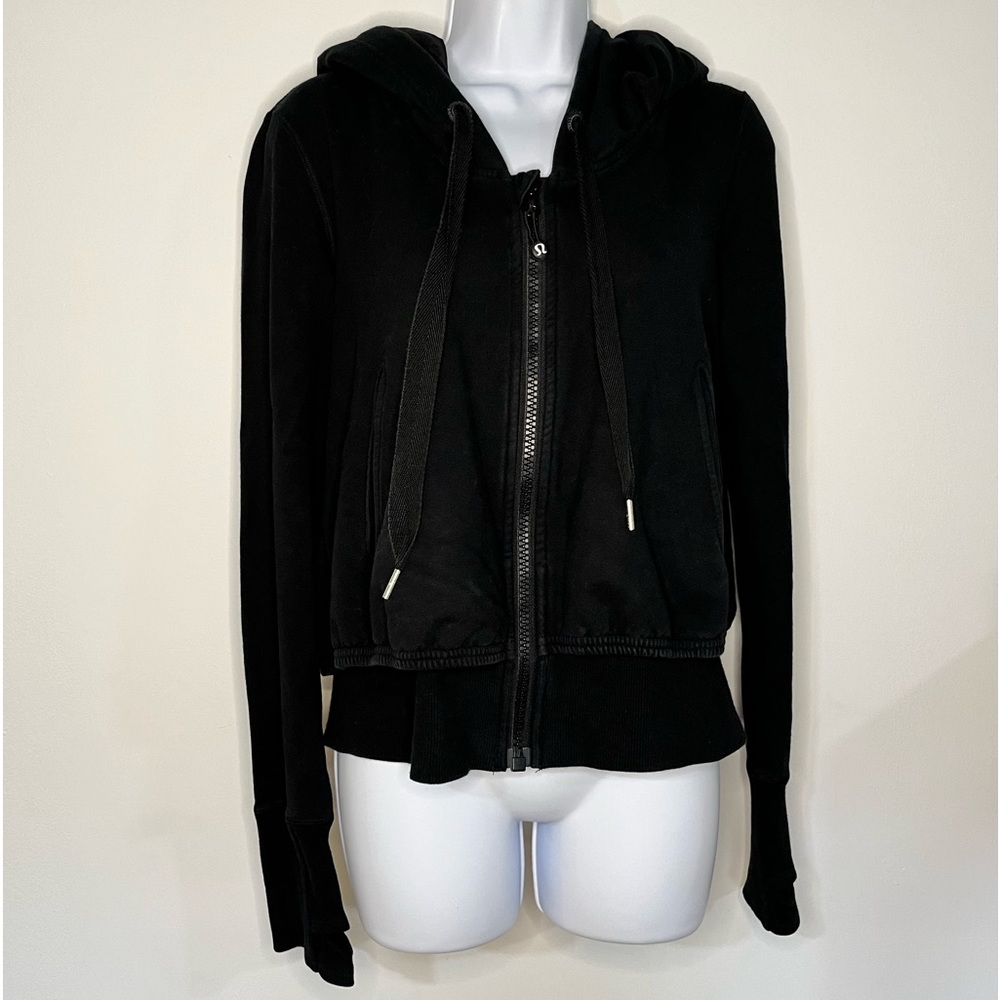 Vintage Lukulemon Oversized Hood slightly Crop Black 8